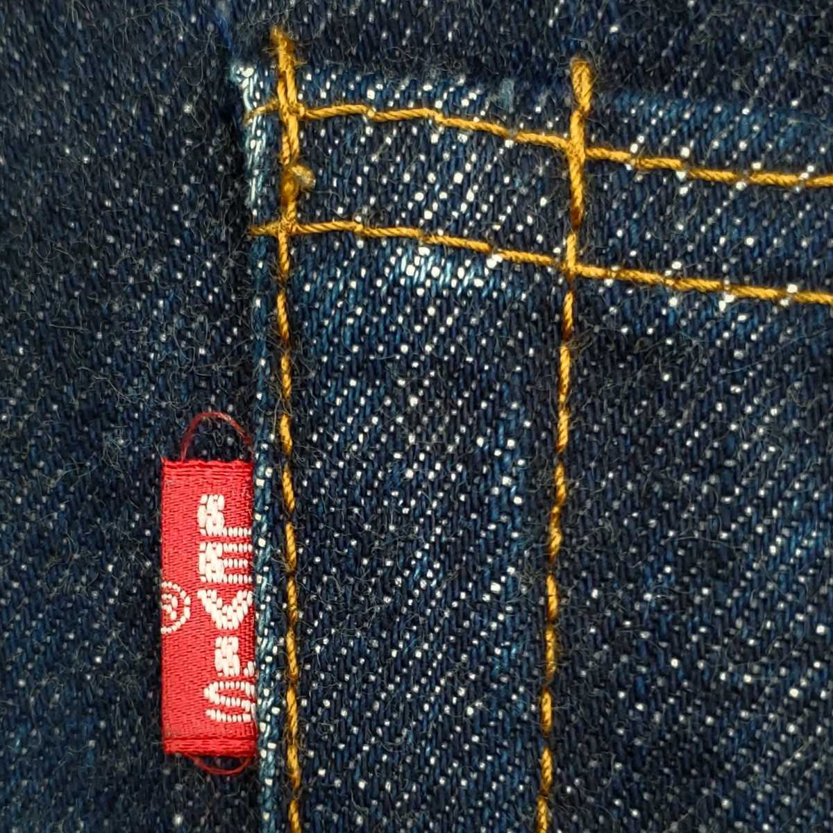 超濃紺良品◆Levi's 502XX◆W29日本製ビンテージ復刻ジーンズリーバイスビッグE赤耳メンズデニムパンツレプリカLVC501XX好きの方にも 310_画像8