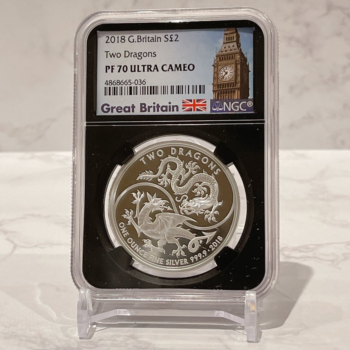 ☆1円スタート☆大人気☆ 最高鑑定☆2018 NGC PF70 UC 最高鑑定 ツー