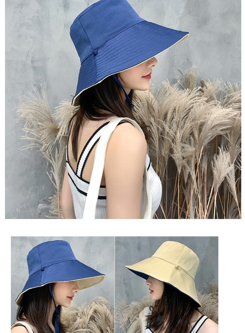 つば広帽子　日よけ帽子 帽子 つば 帽子レディース帽子　ブルー　アイボリー　ネービー　ベッジュ UVカット 紫外線対策