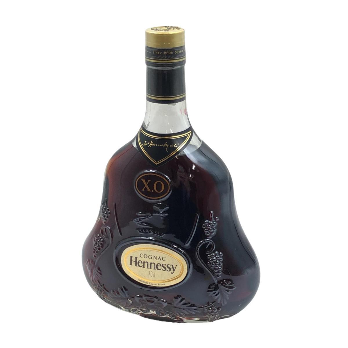 ☆ヘネシーXO コニャック 金キャップ クリアボトル 40% 700ml 未開栓