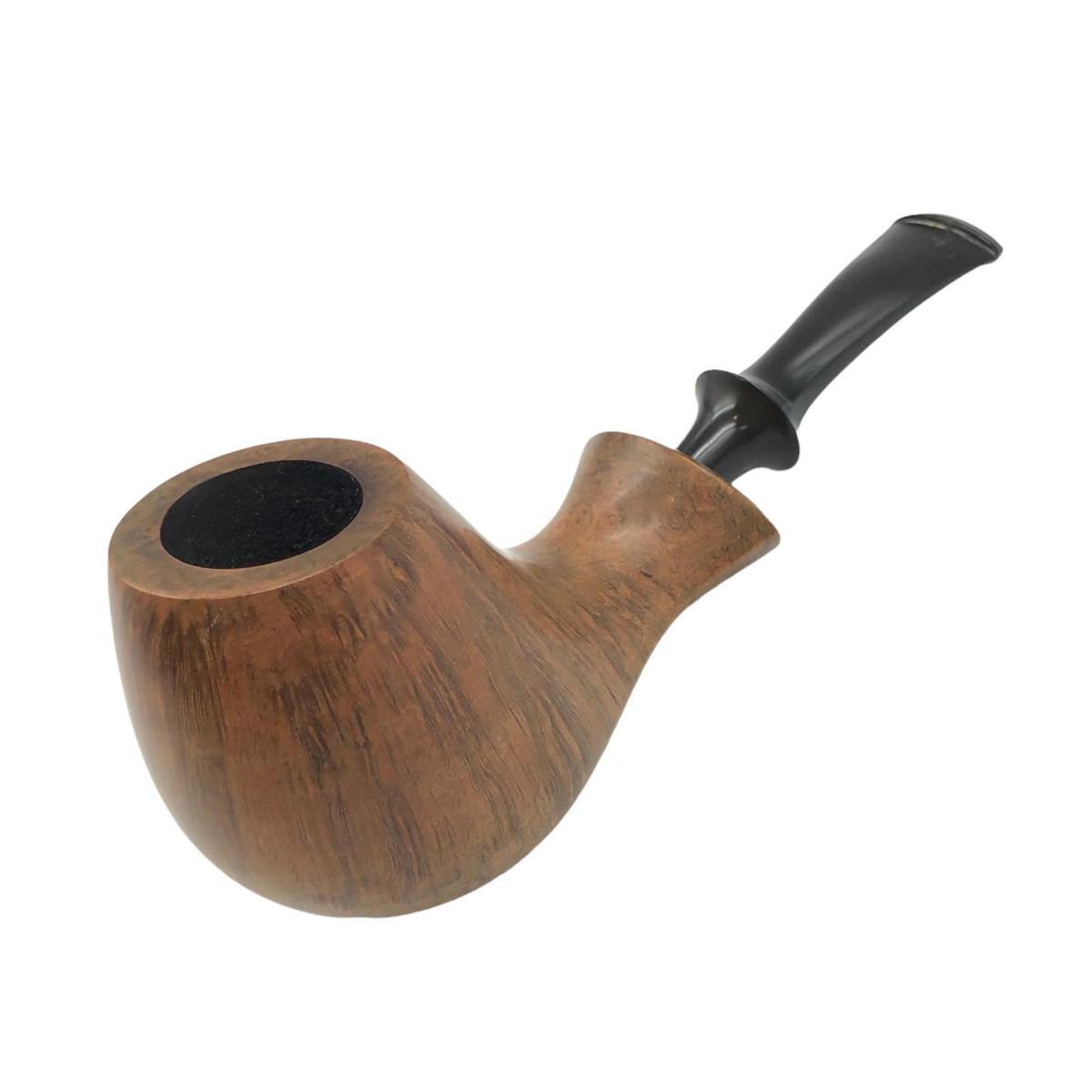 ☆送料無料 喫煙具 ハンドメイド パイプ T.YUKAWA 杢目柄 ※現状品
