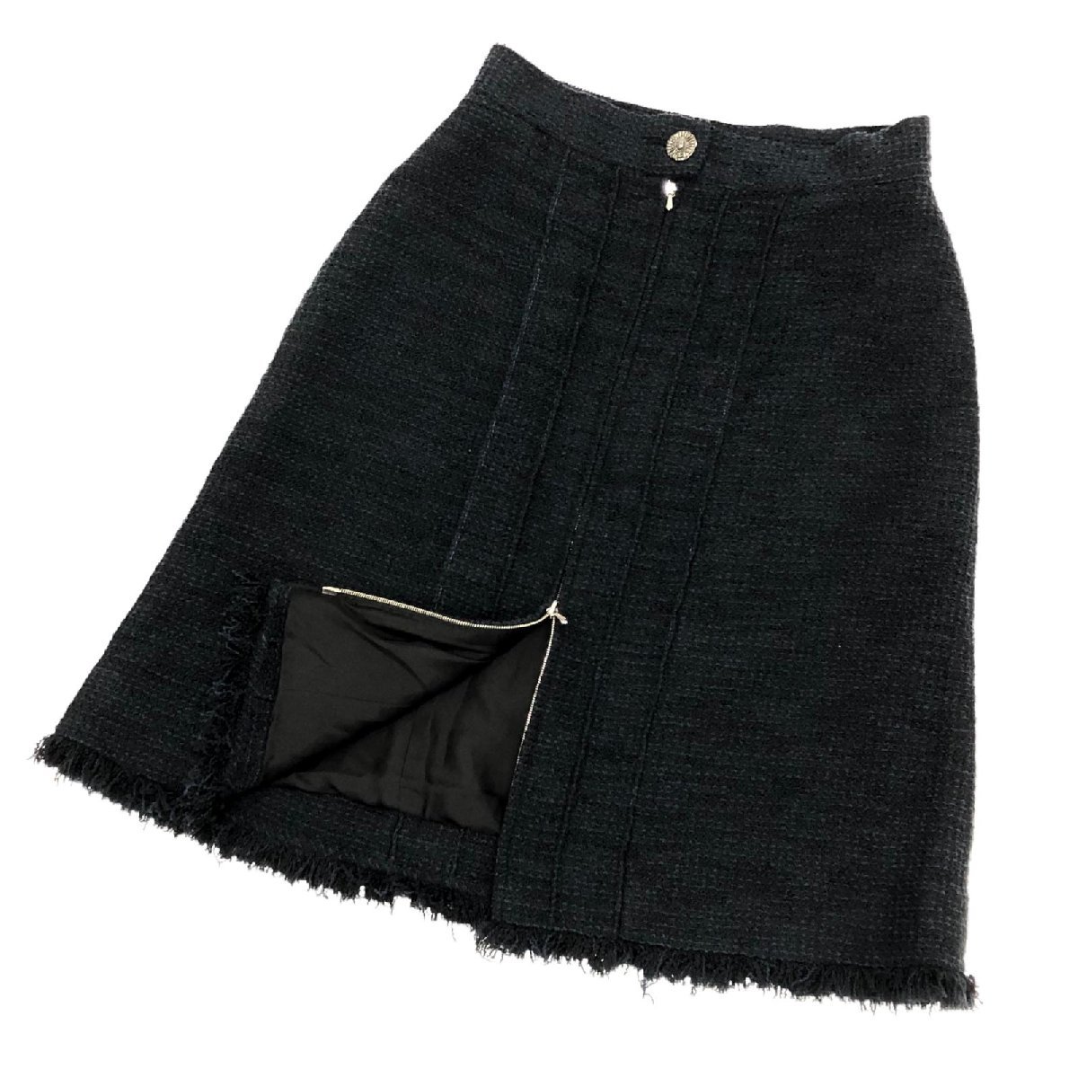 シャネル CHANEL 97P ニット ツイード アンサンブル カーディガン