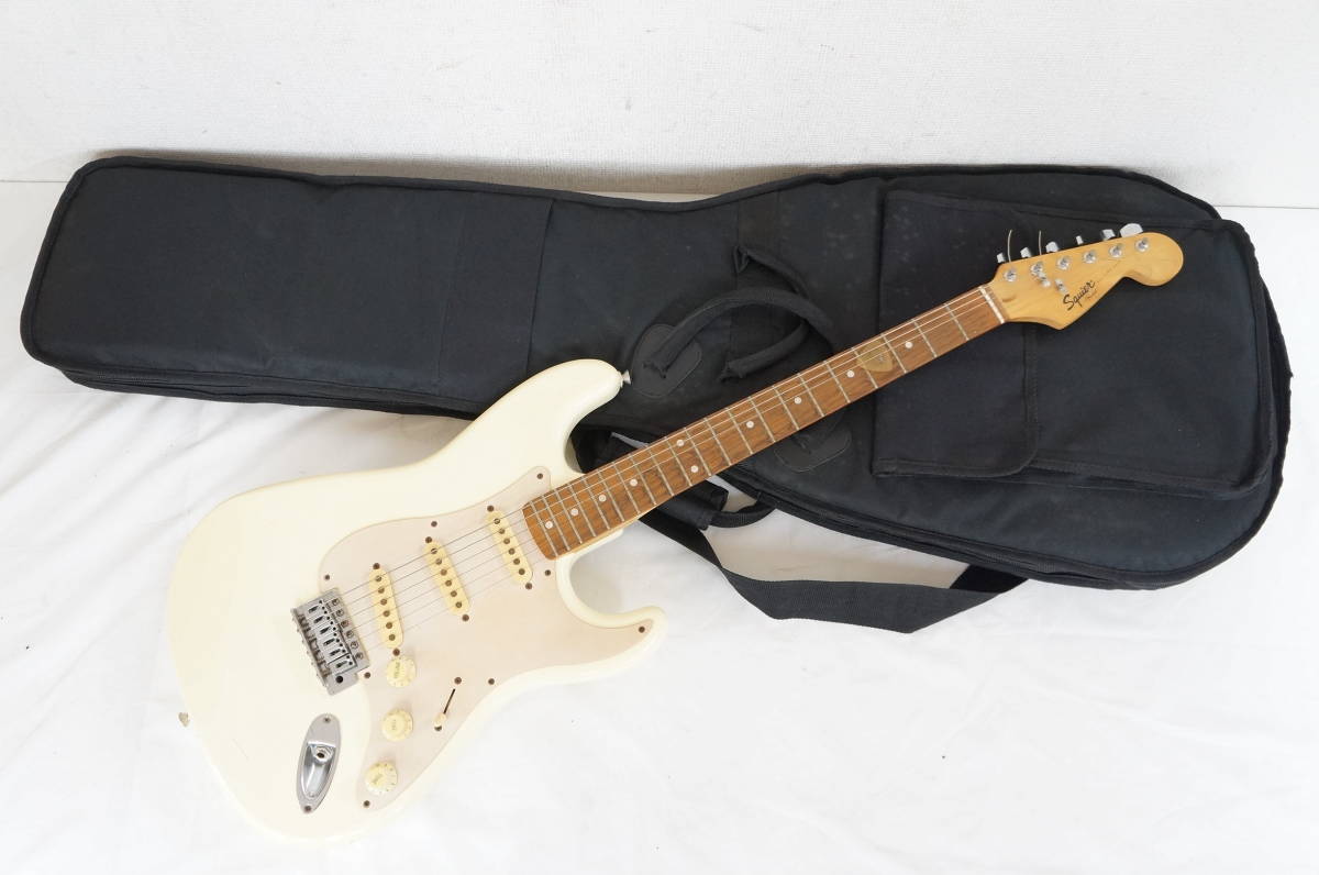 Fender フェンダー Squier スクワイア BULLET STRAT ストラト エレキギター 弦楽器 ソフトケース付き 8406231801_画像1