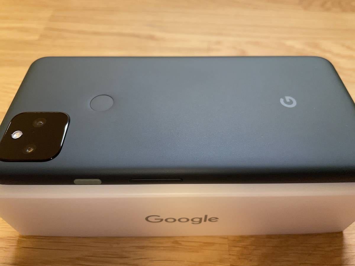 美品・送料無料】Google Pixel 5a 5G 128GB SIMフリー Mostly Black