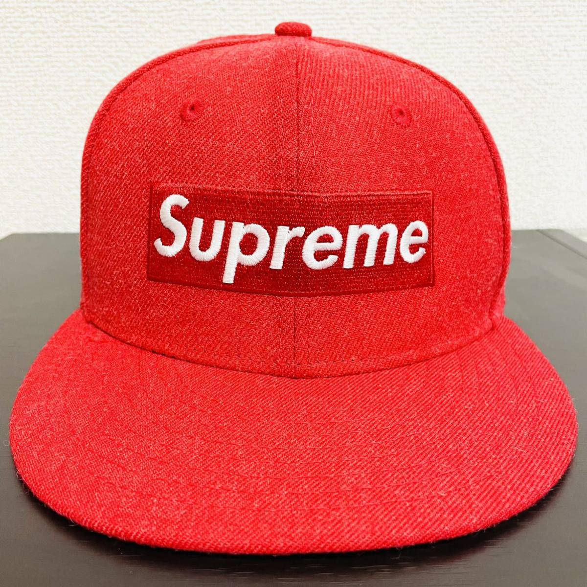 Supreme World Famous Box Logo New Era Cap Red 7 1/4 57.7cm 20aw 赤