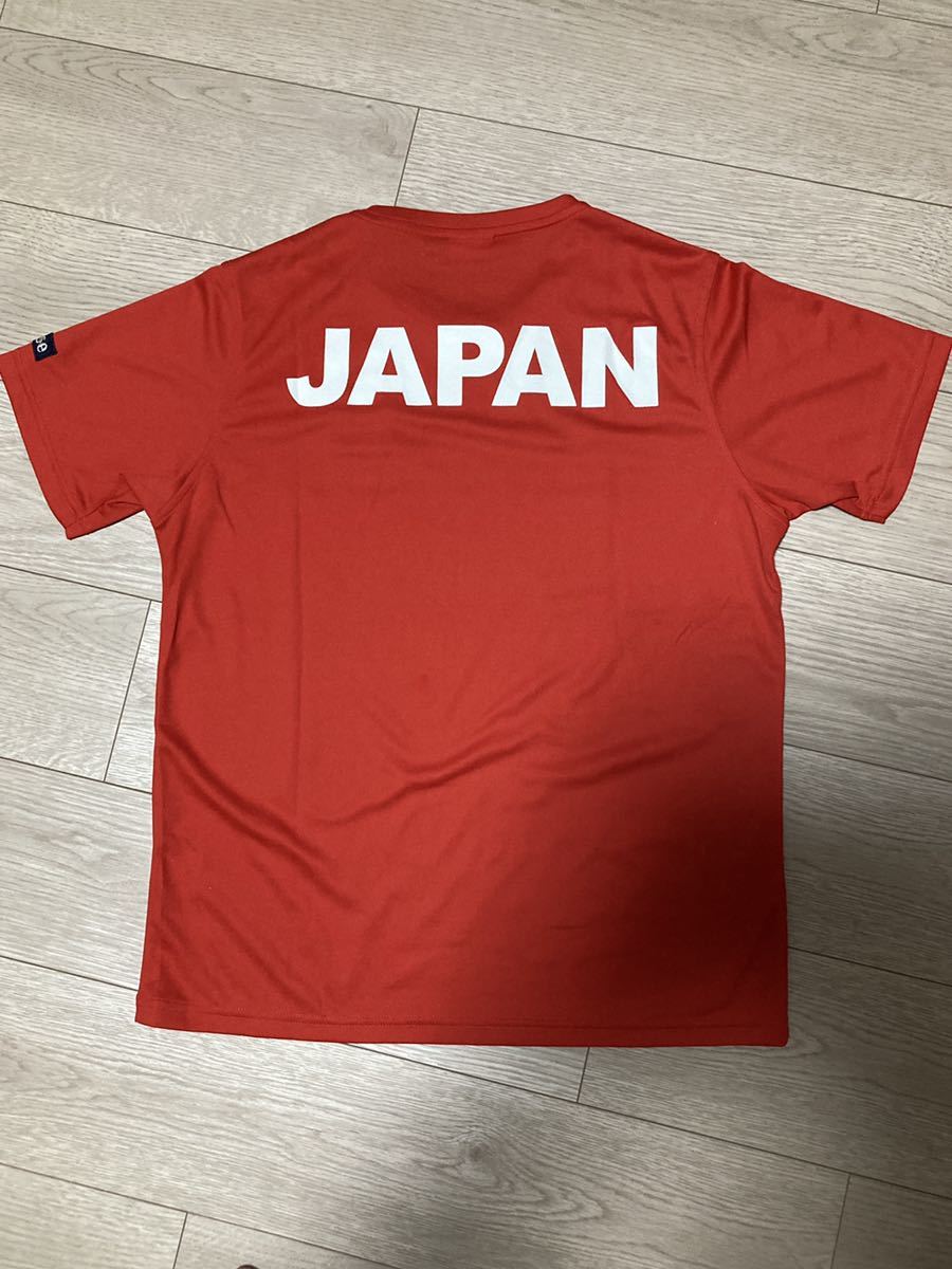 ellesse エレッセ デビスカップ 日本代表 レプリカTシャツ　サイズM テニス　錦織圭　美品 半袖Tシャツ_画像3