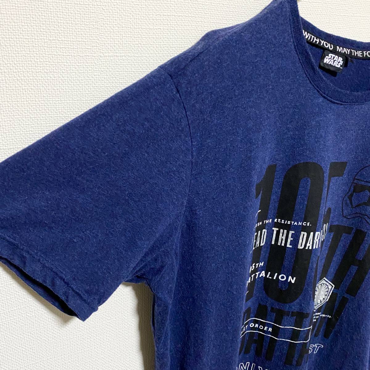 アメリカ古着　STAR　WARS　スターウォーズ ストーム・トルーパー　半袖Tシャツ　ブルー　コットン　【C16】