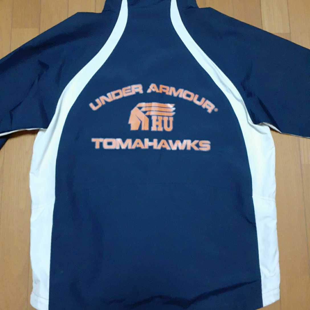 【非売品】法政大学アメフト部TOMAHAWKS 選手支給ウィンドブレーカー 上下セットアップ LG アンダーアーマー_画像5