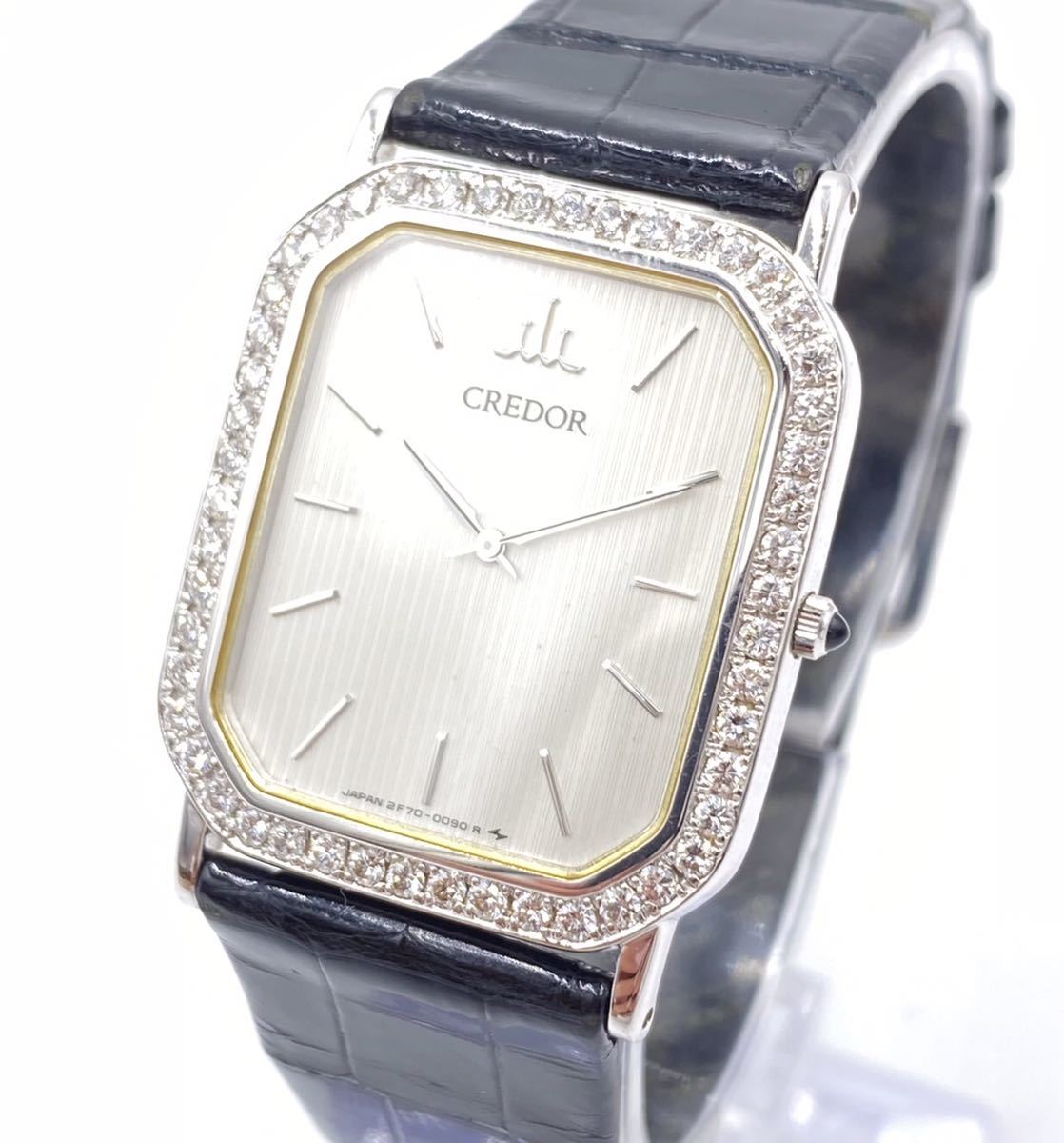 1円〜 動作品 SEIKO CREDOR 2F70-5060 セイコー クレドール 18KT 1円〜 動作品 SEIKO CREDOR 2F70-5060 セイコー クレドール 18KT
