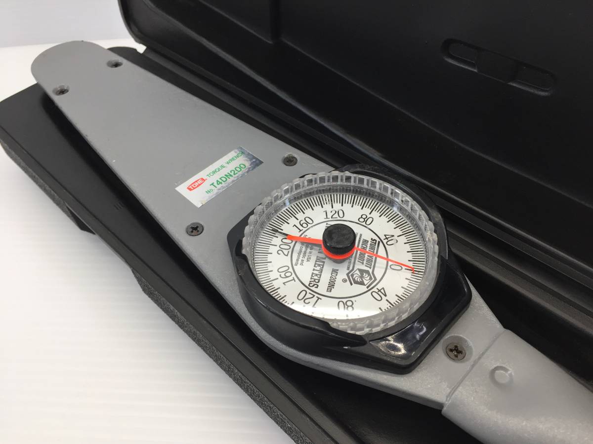 〇TONE トネ ダイヤル型トルクレンチ T4DN200 品〇 | isalex-afrique.com