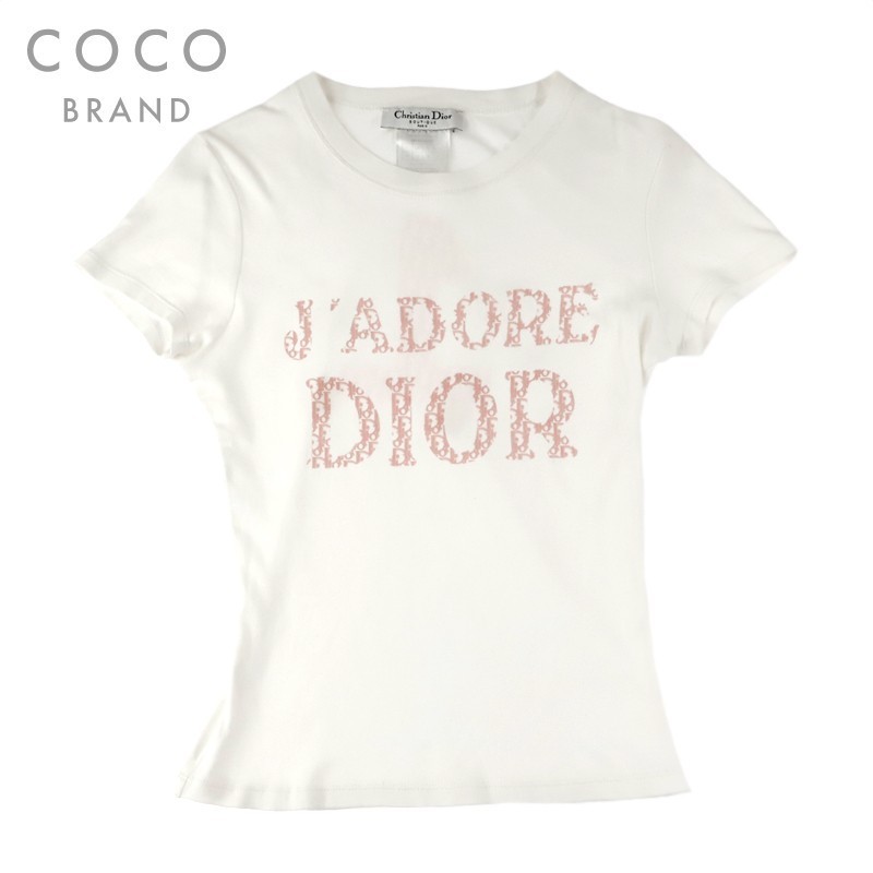 クリスチャンディオール Christian Dior 半袖Ｔシャツ トロッター ロゴ