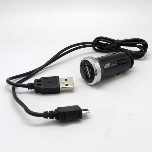USBソケット microUSB付き 大出力2.1A タブレットも充電可能/アークス：X-056_画像1