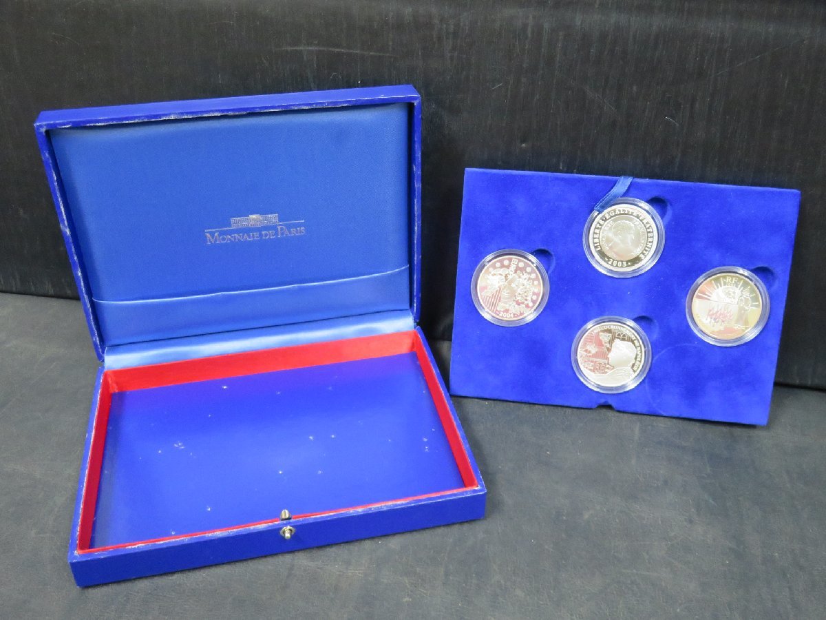 ◆横浜古物◆ ナポレオン皇帝 即位２００周年 記念コイン 銀貨４種セット_画像2
