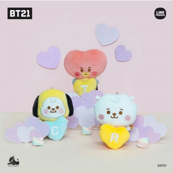 BT21 公式　KOYA ぬいぐるみリールキーホルダー　韓国　K-POP☆BTS 防弾少年団　ラップモンスター　キーホルダー　_画像3