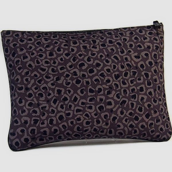グッチ クラッチバッグ レオパードプリント グレー GUCCI セカンド