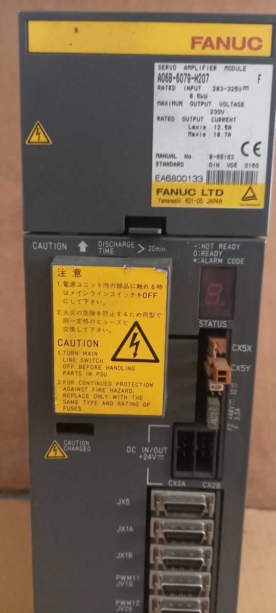 FANUC ファナック サーボアンプ A06B-6079-H207 F FANUC ファナック サーボアンプ A06B-6079-H207 F