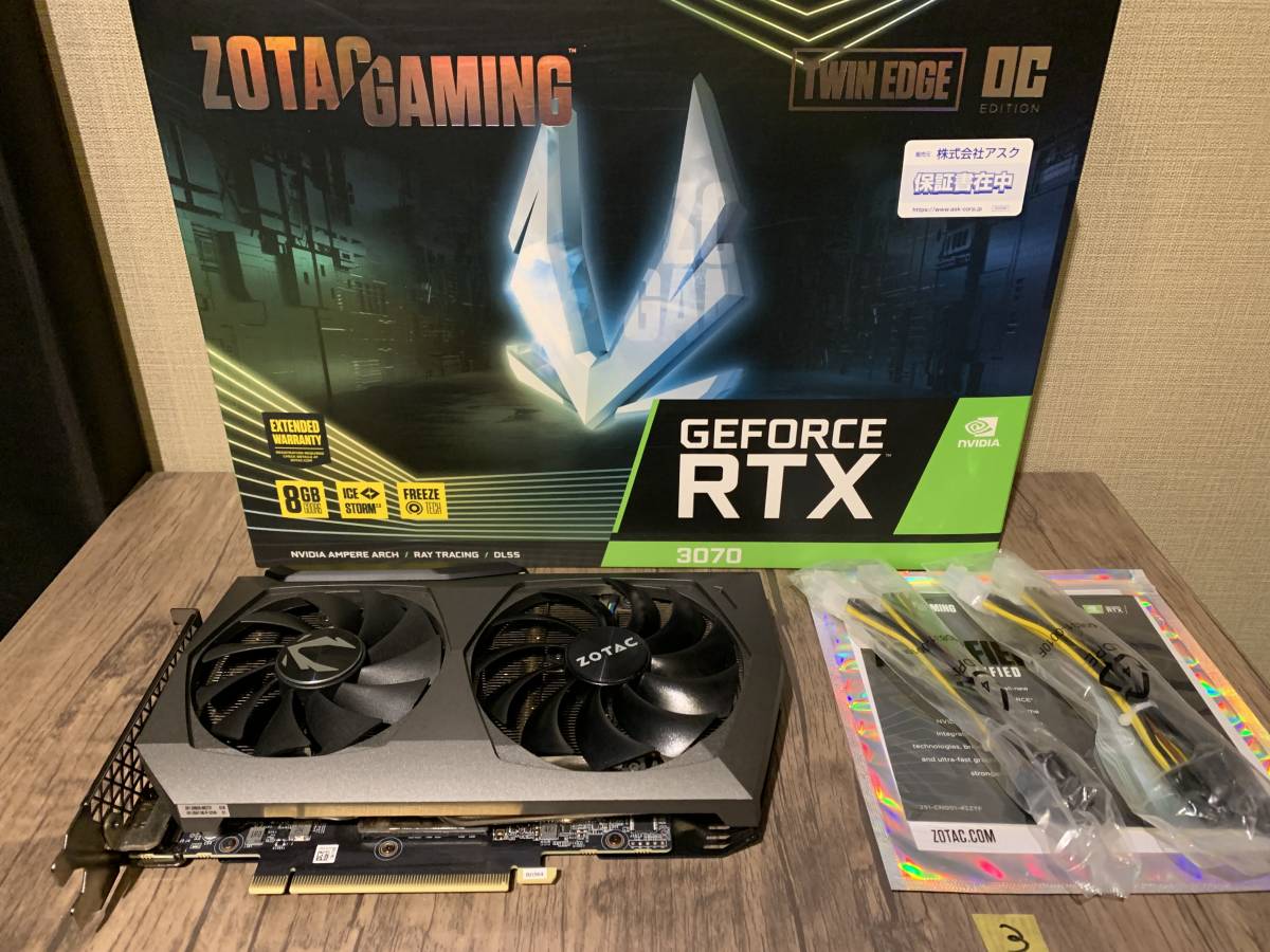 超目玉 ZOTAC GAMING Geforce RTX3070 8G 非LHR ③ - 通販 - www