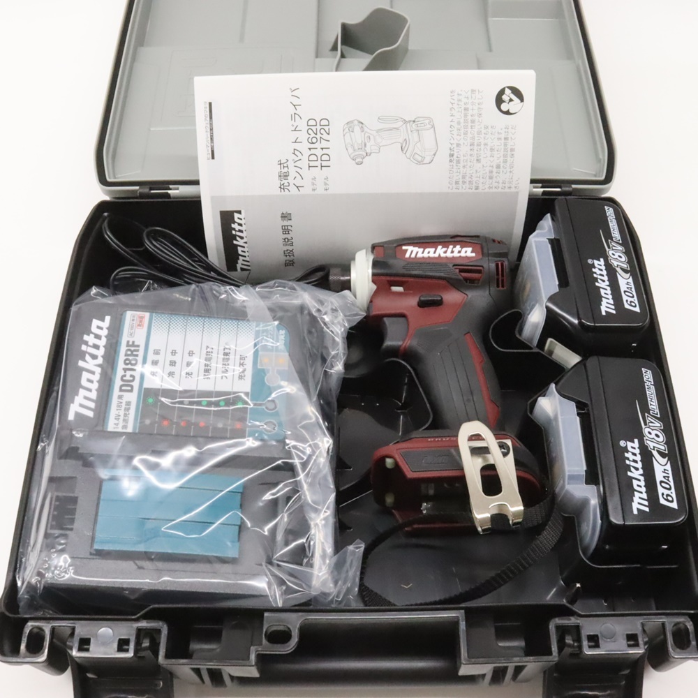 マキタ充電式インパクトドライバ 18V TD172DGXAR レッド 最新 | hornnes.no