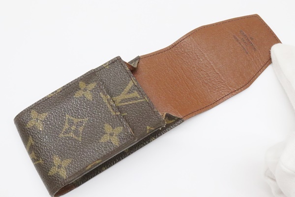  ルイヴィトン エテュイ シガレット M63024 モノグラム シガレットケース タバコ入れ 煙草 シガーケース ポーチ LOUIS VUITTON_画像5