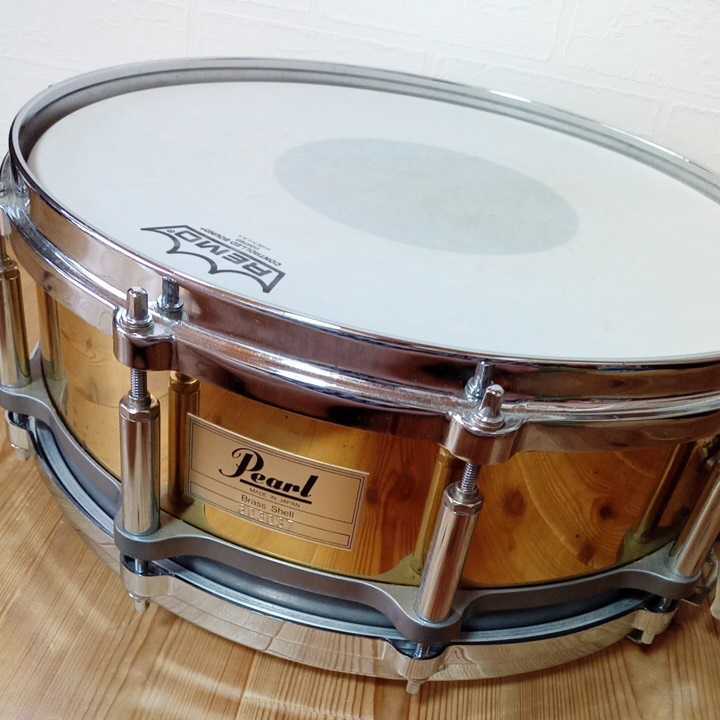 pearl スネアドラム brass free floating 14インチ 日本製 www.esole.eu