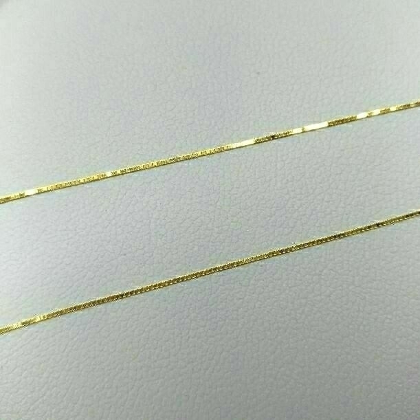 K18ベネチアンチェーンネックレス 50cm 刻印あり 新品 18金 Au750