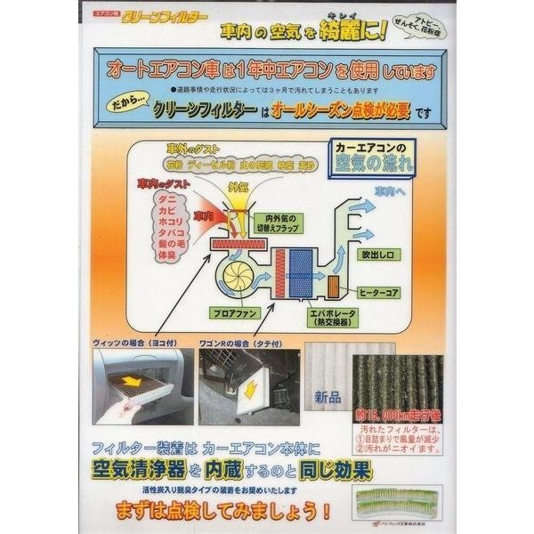 シボレークルーズ エアコン用クリーンフィルター PC-902C_画像2