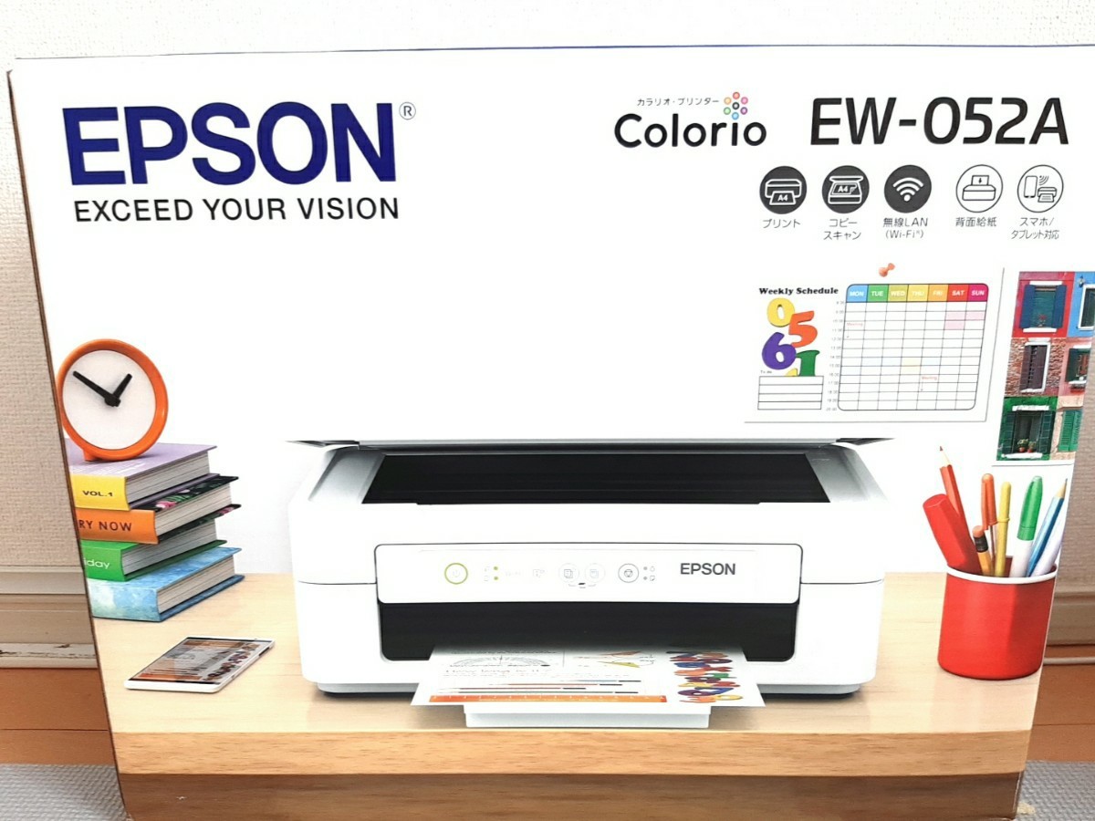 EPSON　エプソン プリンター インクジェット複合機 カラリオ EW-052A　インクカートリッジ欠品 エプソンプリンター