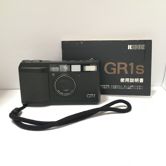 送料無料】RICOH リコー GR1 ブラック コンパクト フィルムカメラ 通電