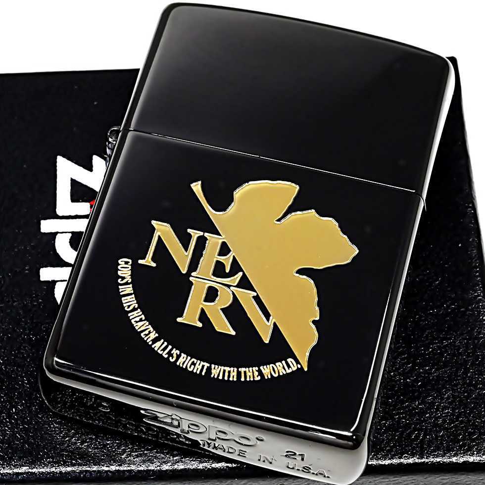 新品 ZIPPO 限定 エヴァンゲリオン ネルフマーク BK ジッポライター