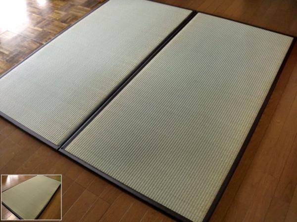 国産 置き畳 ユニット畳 2枚セット 2畳 つなげる畳 ジョイント 連結 節電 畳 マット 畳 の 上 に 敷く もの 1畳 防音対策