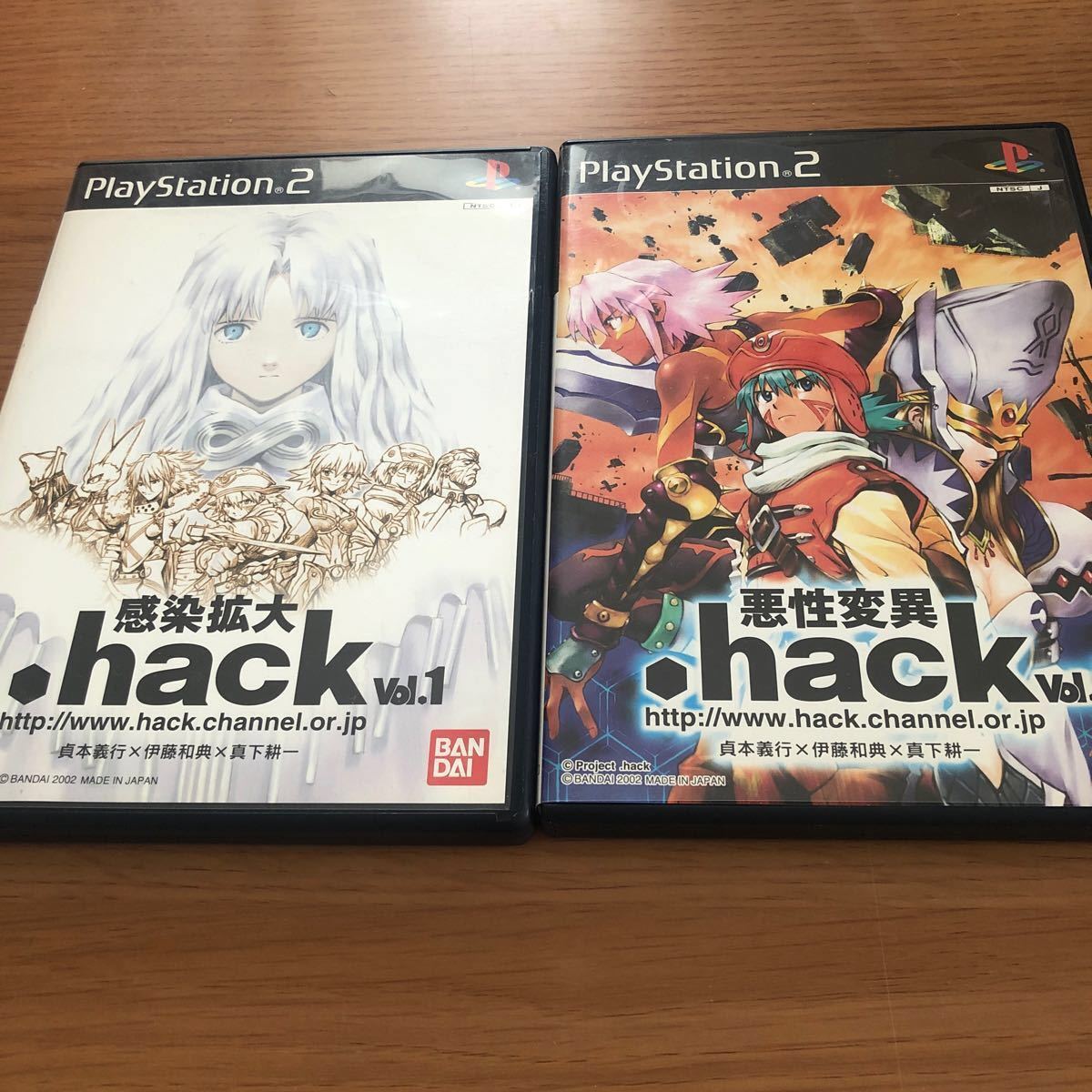 PS2ソフト .hack 1&2