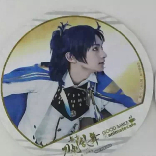  Touken Ranbu sword stereo Coaster futoshi hand drum bell ..ani Cafe 