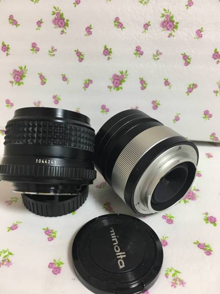 ミノルタ MD W.ROKKOR 28mmF2.8+MT AUTO 3Xテレコン_画像3