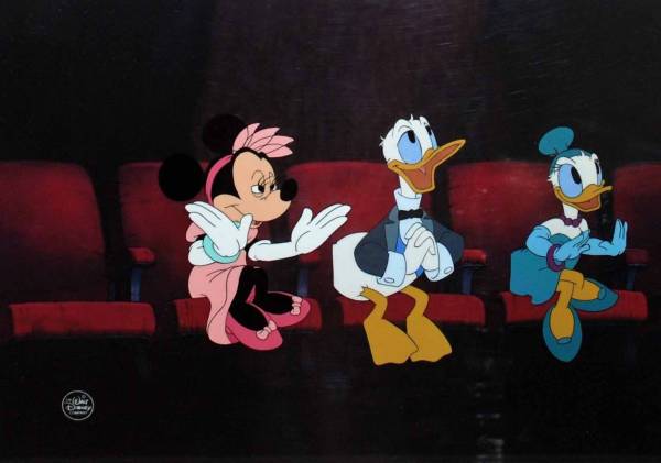 ディズニー ミニー ドナルド デイジー 原画 セル画 限定 レア Disney