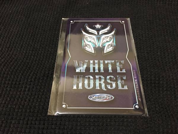 レア ダーツライブカード WHITE HORSE DARTS LIVE CARD(アクセサリ 