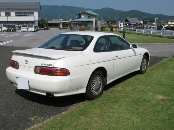  super rare Z30 Soarer latter term type 4.0GT-L sunroof * rear spoiler * rear wiper attaching pearl white vehicle inspection "shaken" 31 year 12 month till 