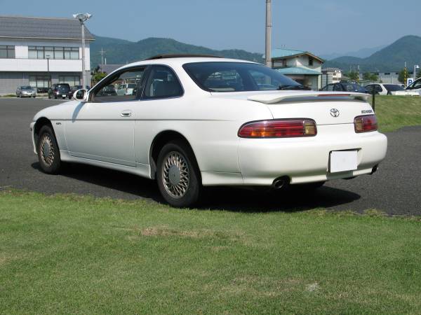  super rare Z30 Soarer latter term type 4.0GT-L sunroof * rear spoiler * rear wiper attaching pearl white vehicle inspection "shaken" 31 year 12 month till 