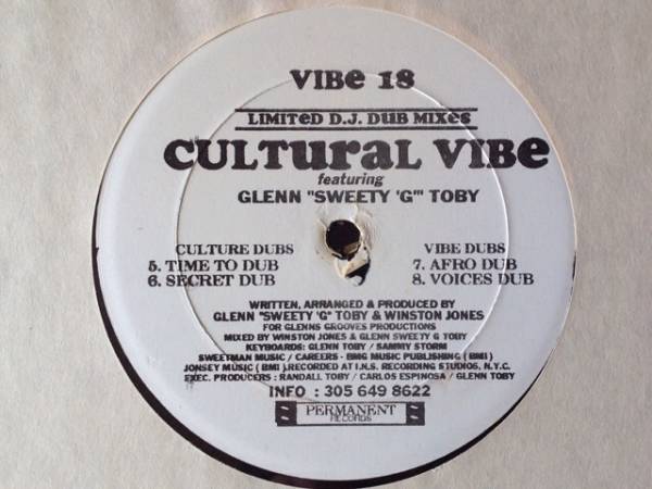 CULTURAL VIBE - The Cultural Vibe EP - USオリジナル2×12インチ / VIBE_画像3