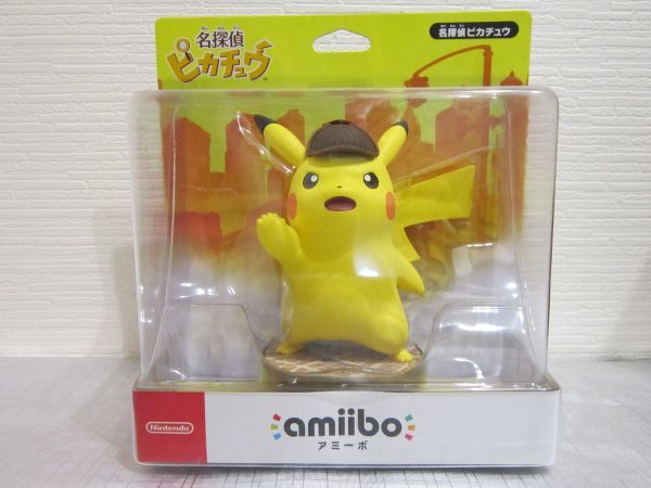 新作限定品】 ヤフオク! - amiibo 名探偵ピカチュウ (ポケモンシリーズ