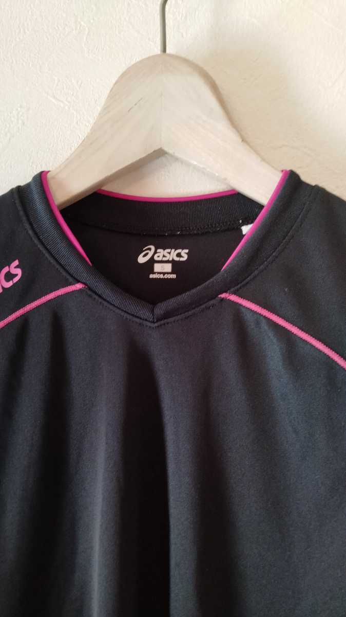  free shipping ) Asics ( lady's S size, dry material specification ) long sleeve shirt training shirt undershirt ASICS running 