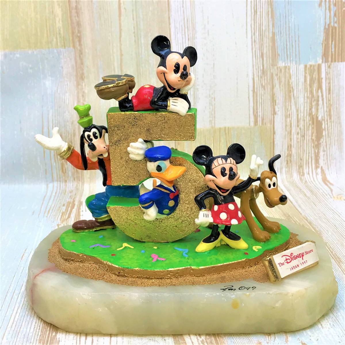 廃版☆ディズニーストア5周年記念 ミッキーマウス ドナルド グーフィー