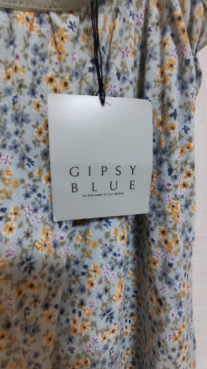 ★新品★ GIPSY  BLUE 花柄キャミソール  Mサイズ 