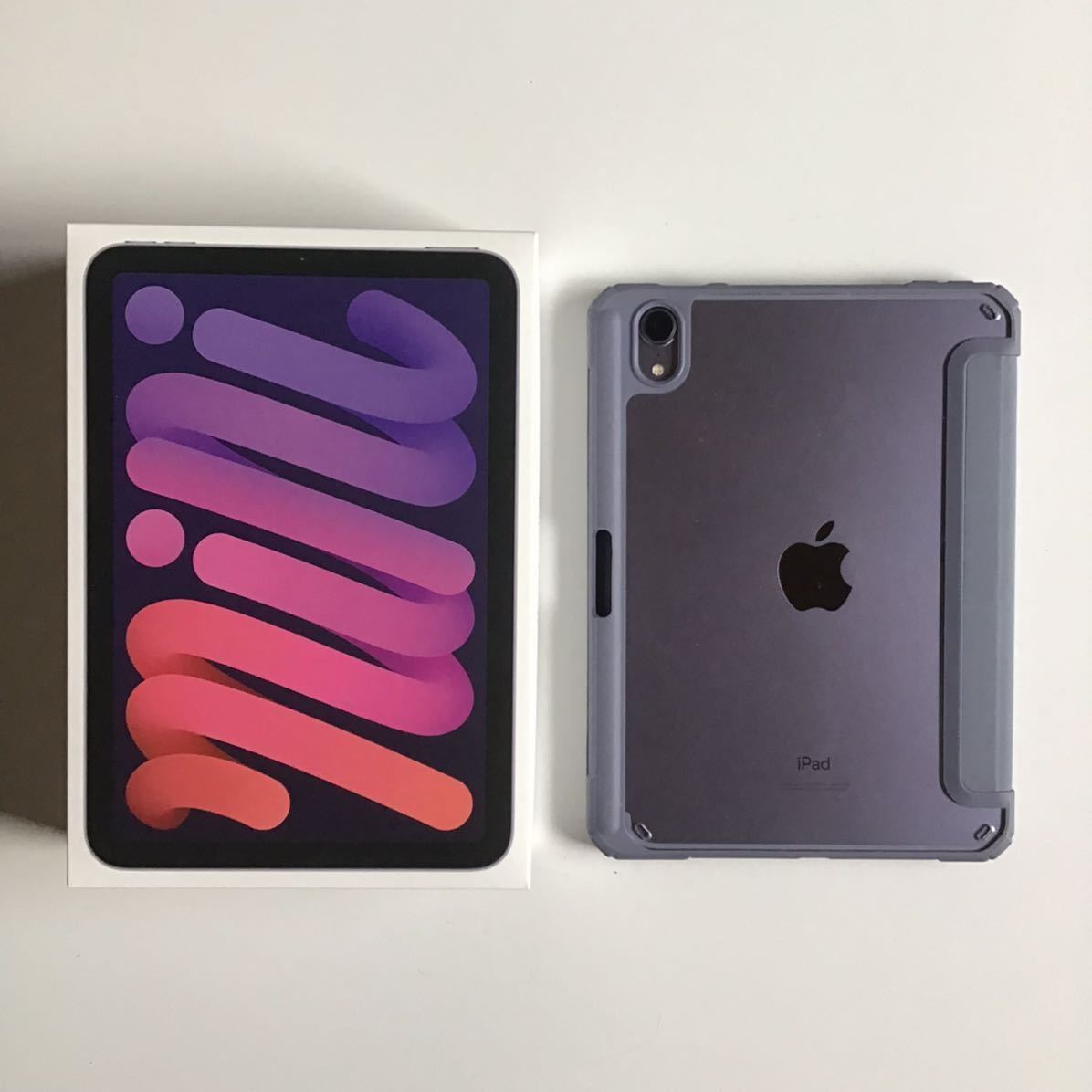 バッテリー100%】iPad mini6 (Wi-Fi +Cellularモデル) 64GB パープル