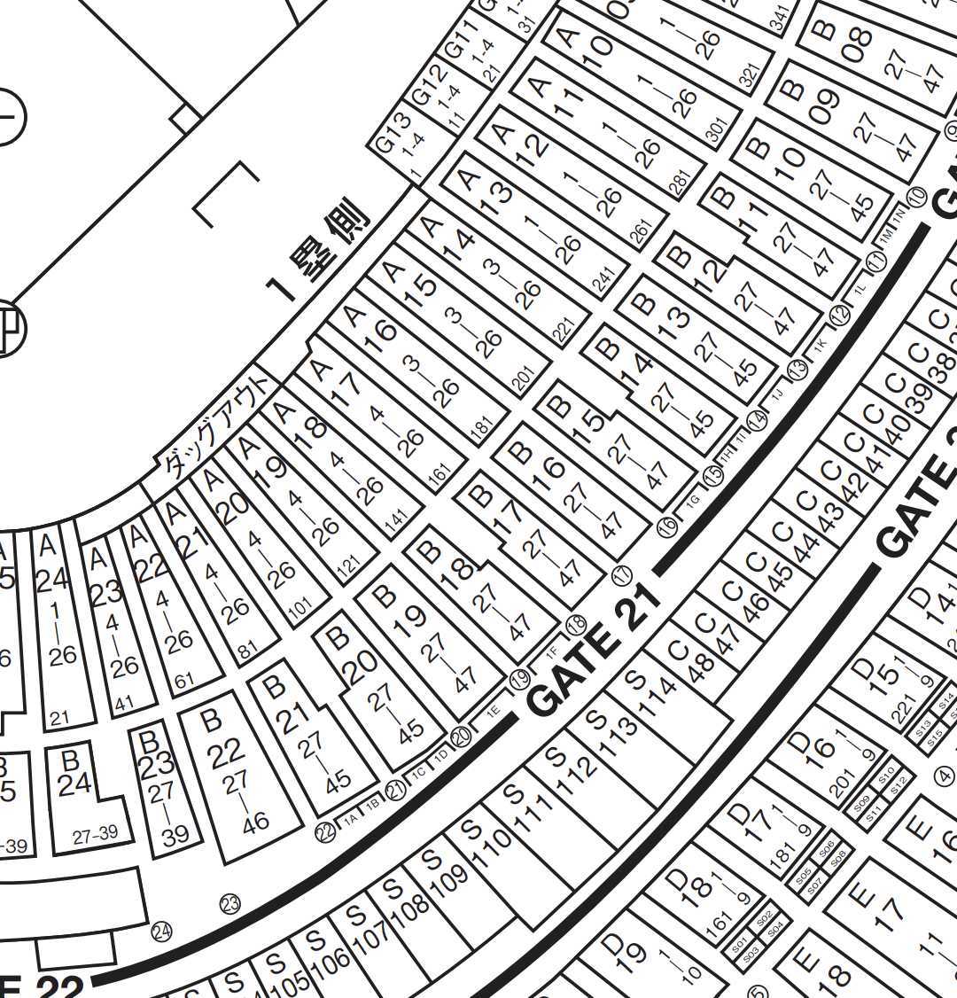 8/14(日)東京ドームチケット。巨人×広島戦　1塁側　内野指定S席(B19ブロック)2枚連番。ジャイアンツダッグアウト真上です。