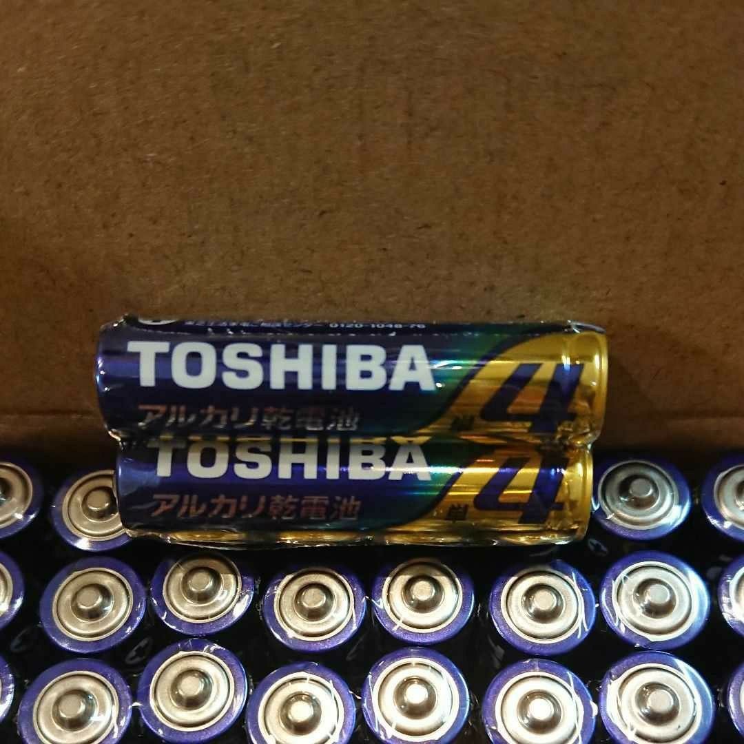 東芝 アルカリ乾電池 計50本 単3形10本&単4形40本 TOSHIBA 単４電池 単３電池クーポンポイント 1000 2000
