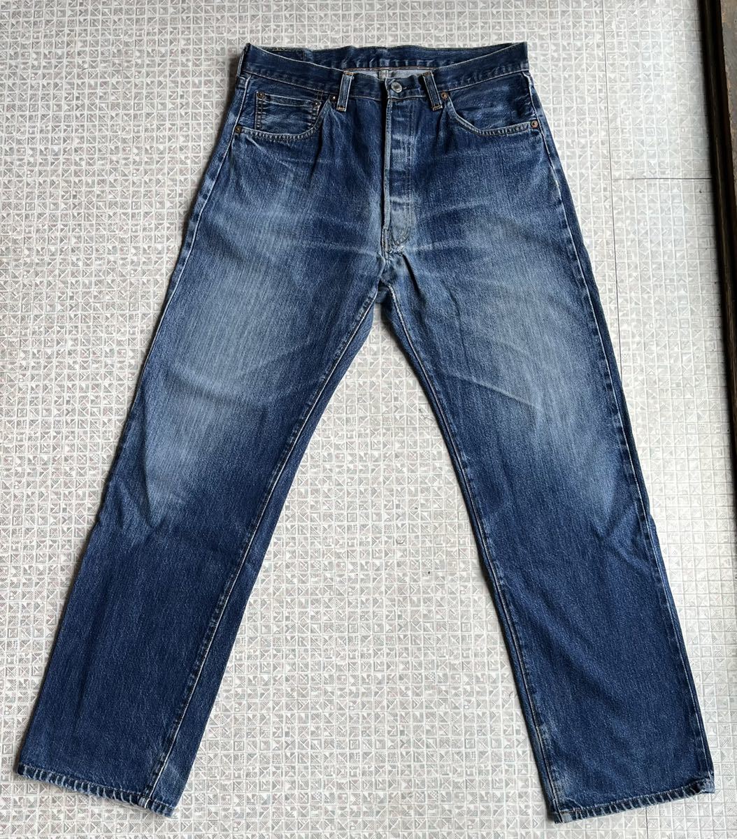 値下げしました】バレンシア製 米国製 LEVIS 501XX 紙パッチ 34 トップ
