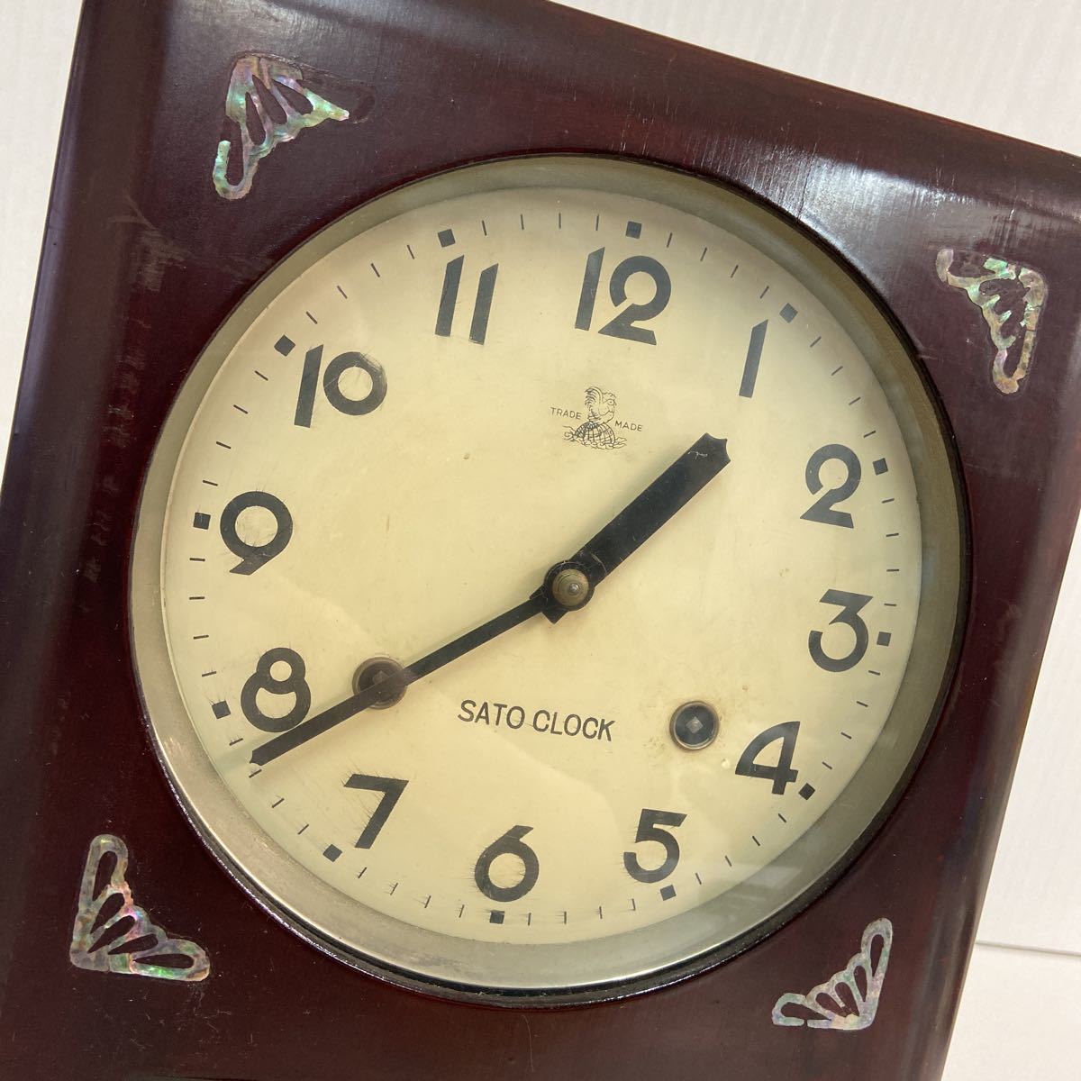 の商品検索や インテリア 置時計 アンティーク時計 当時物 昭和レトロ ビンテージ 置時計