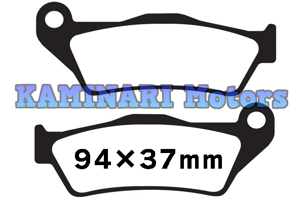 R850R/ABS R1100GS リアブレーキパッド BMW R1100RTL R1150 HP2 K1200R R1200GS R1200 RnineT K1300GT K1300S ブレーキパット_画像1