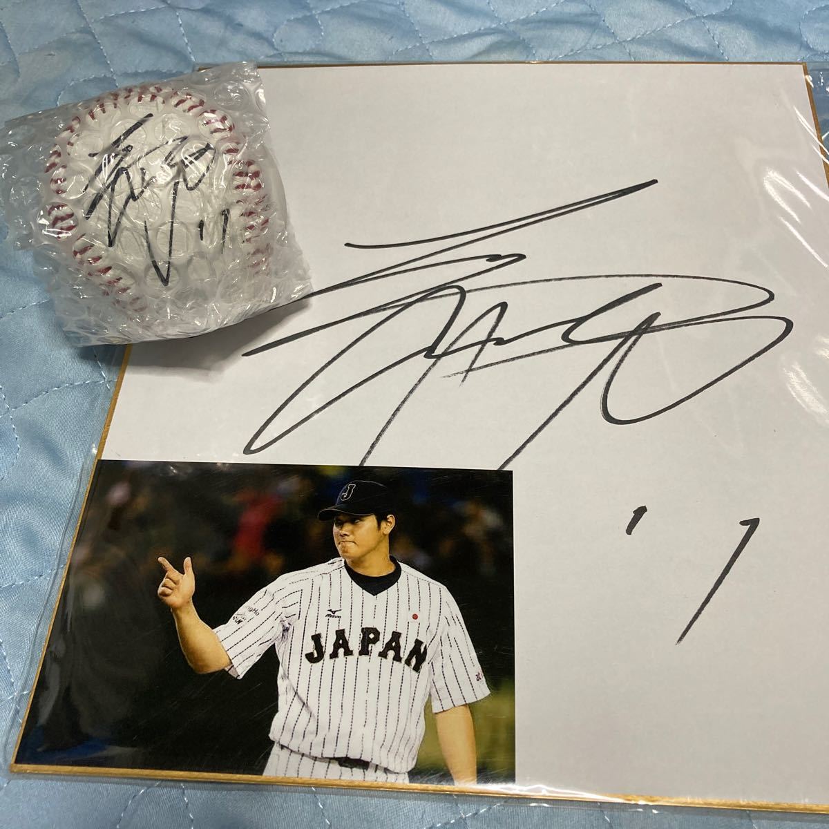 大谷翔平選手 直筆サインボールと色紙 写真付き ceratinxd.com