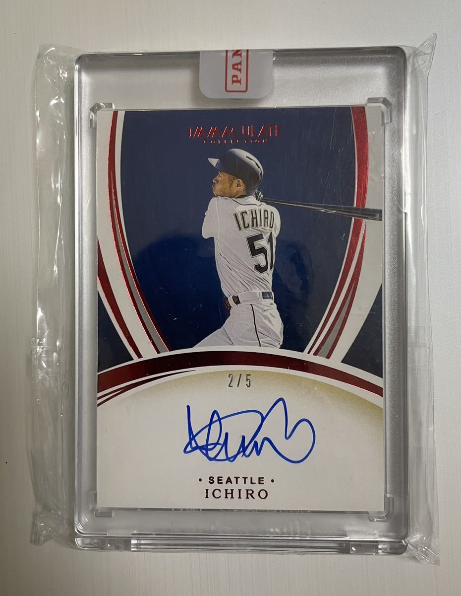 TOPPS イチロー /5 直筆サインカード ICHIRO auto マリナーズ-